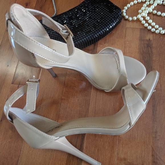 Mossimo Supply Co. Shoes - Women's Pamela Ankle Strap Sandals - Mossimo Nude